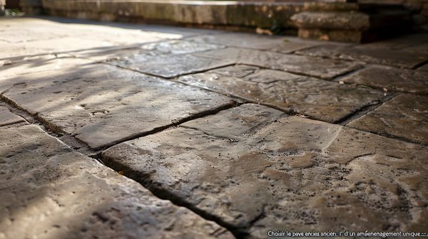 Choisir le pavé en grès ancien: l'atout d'un aménagement unique